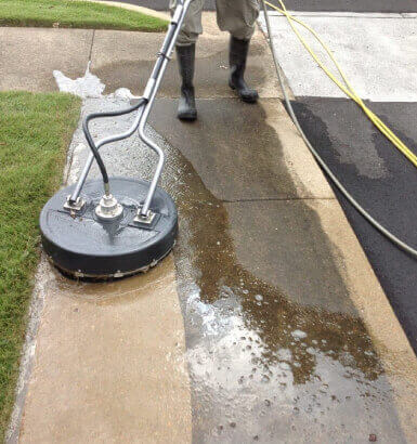 Driveway pressure washing and cleaning service in Portland, Oregon