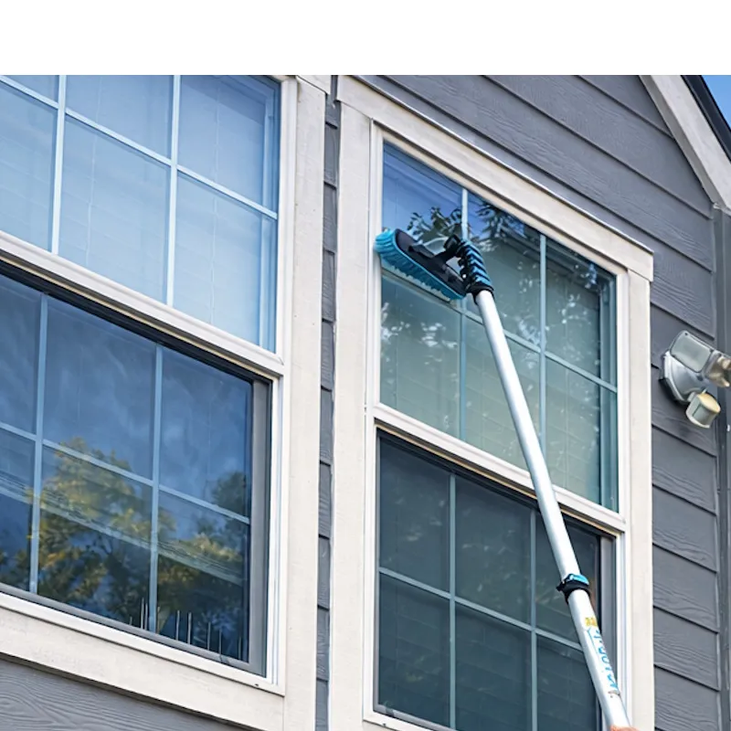 Professional window cleaning service on a Portland, Oregon home